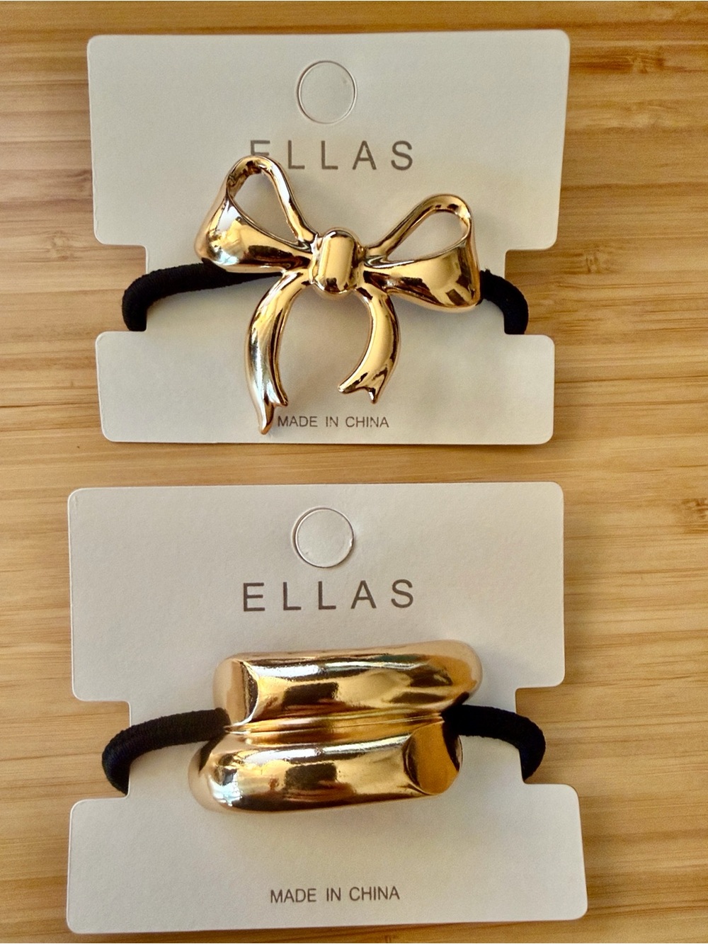 2 Metal Stretch Hairband Set - Gold or Silver Set - Picture 3 of 7